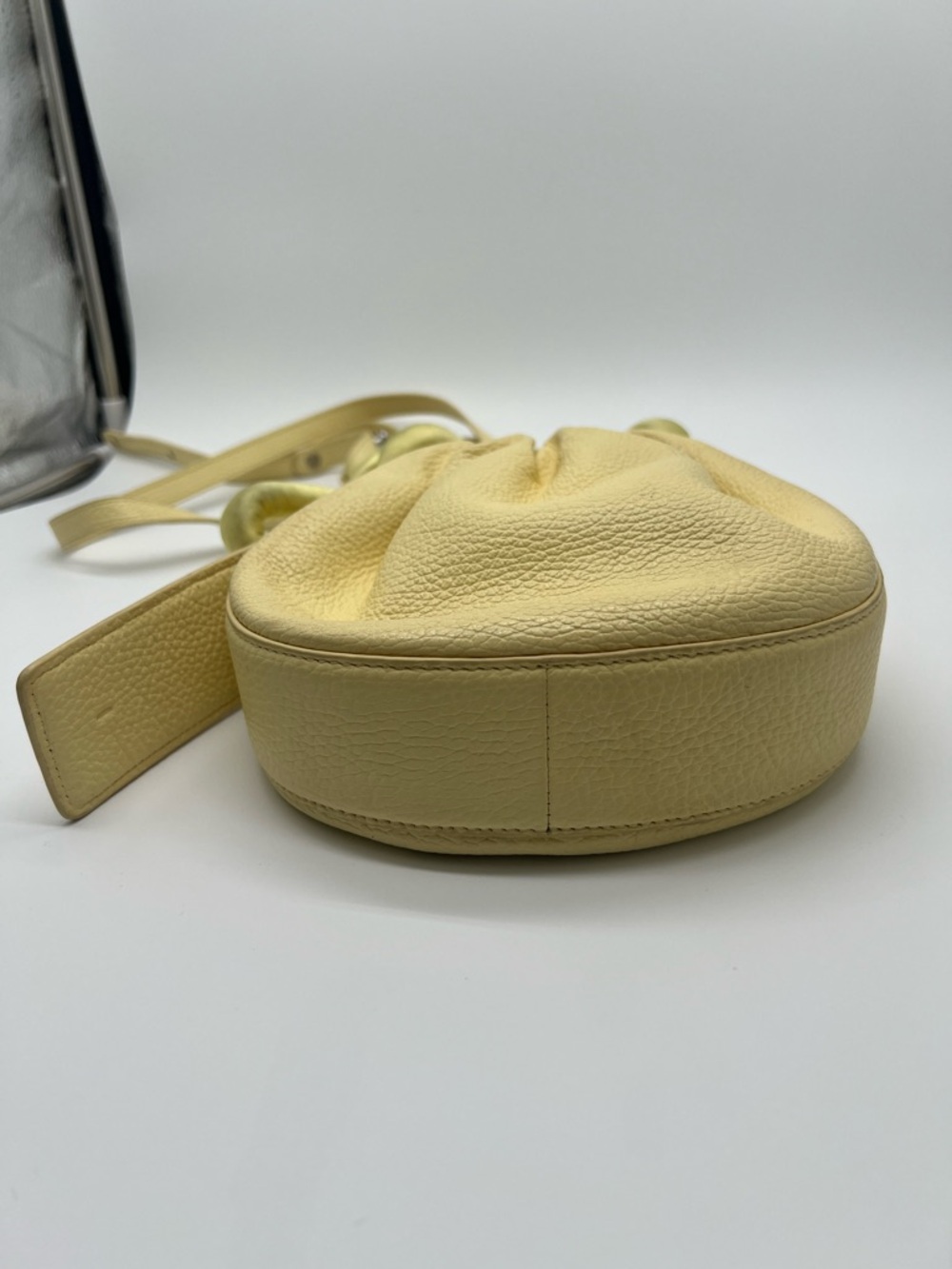 Behno New York Mini Crossbody Bag Leather Knot Dumpling Bag - Picture 4 of 12